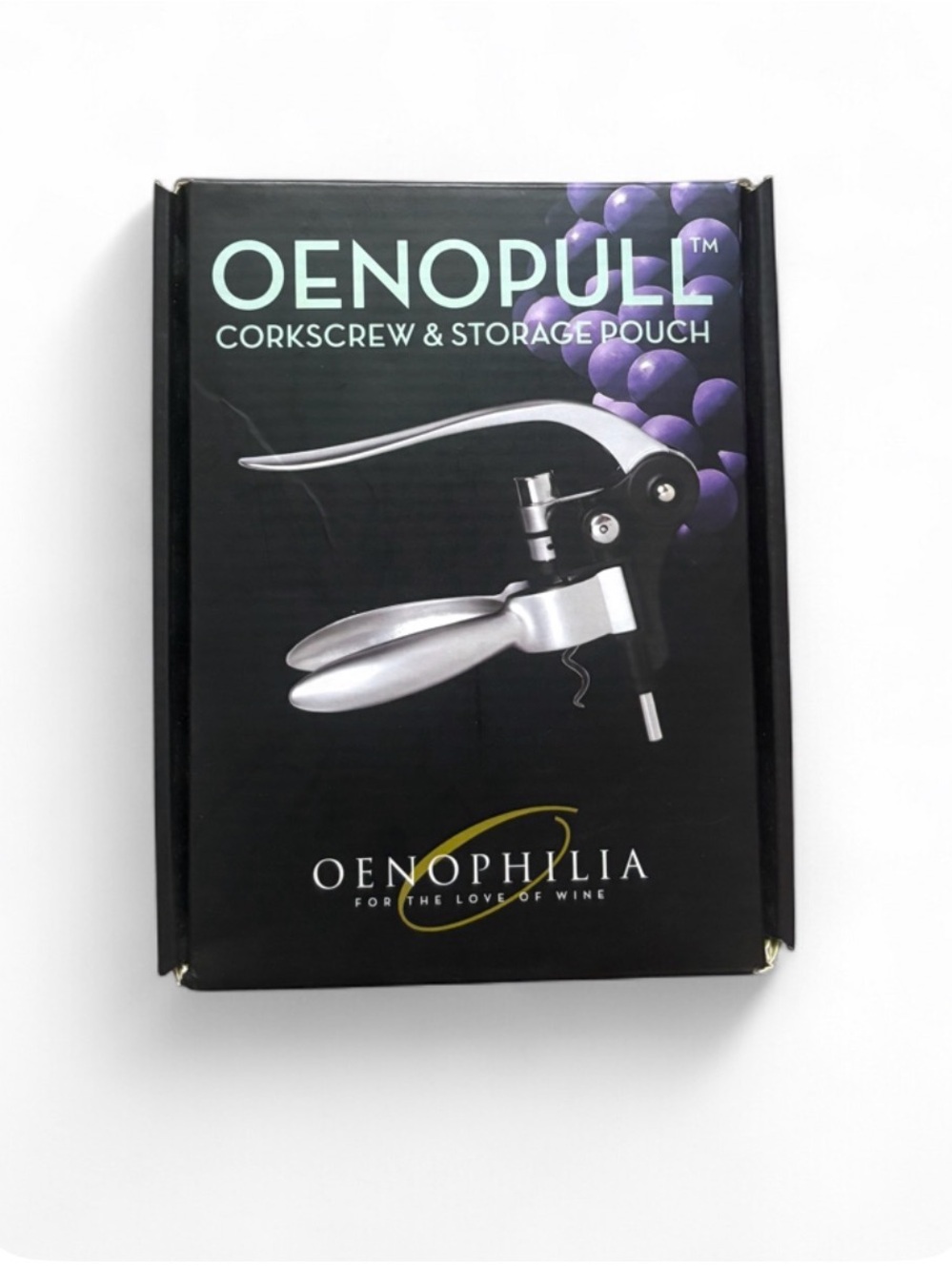 BRAND NEW OENOPHILIA OENOPULL WINE OPENER CORKSCREW AND STORAGE POUCH
